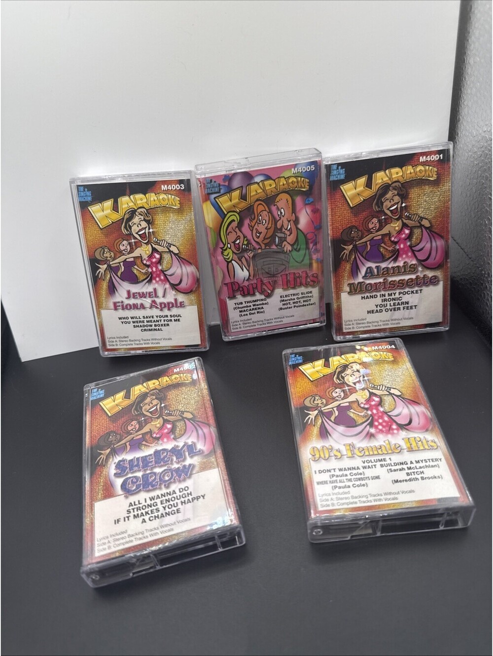 The Singing Machine Karaoke Cassette Lot Of 5